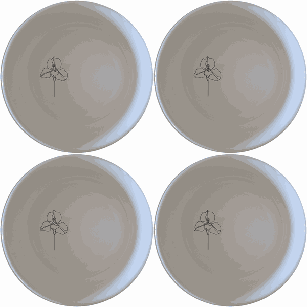 Delicate Disa Flower Bowl Set of 4 - Range 2