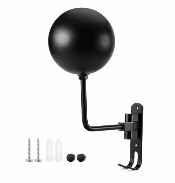 180 Degree Rotation Motorcycle Helmet Holder, Helmet Rack Wall Mount