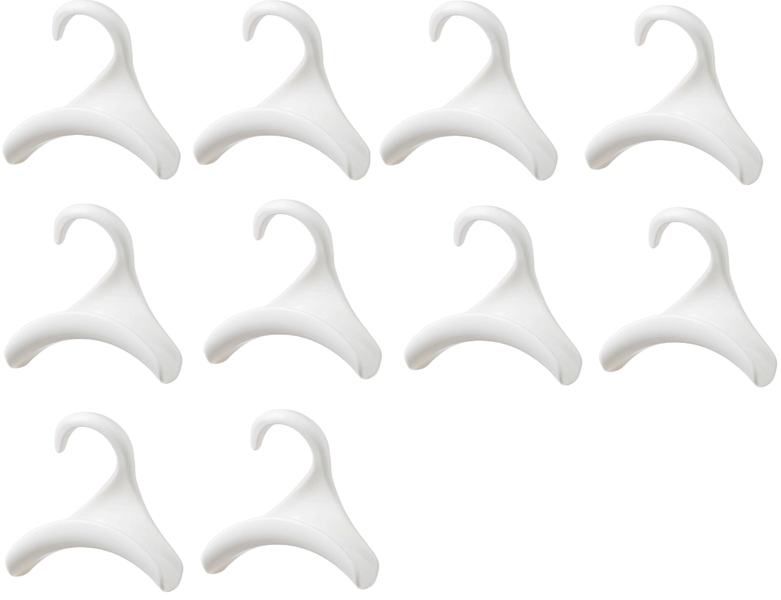 10PCS White Bag Hanger Organizer for Hats Scarves Jewelry