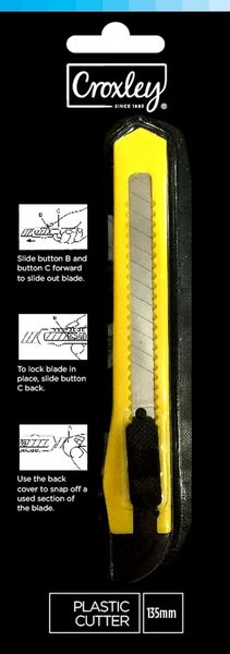 Croxley 135mm Plastic Cutter