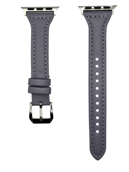 Slim Feminine Faux Leather Strap Compatible With Apple Watch 38/40-Lilac