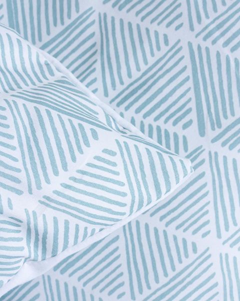 George &amp; Mason - Triangles Green Duvet Cover Set