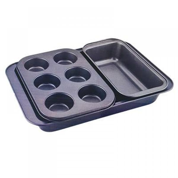 3 Piece Cake Baking Pan Set