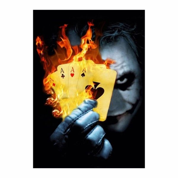 Joker Burning Cards - A1 Poster