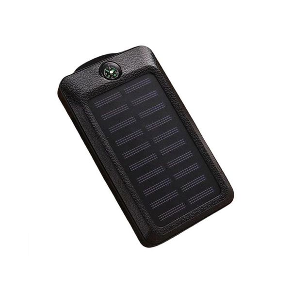 10000mAh Solar Power Bank With LED Light