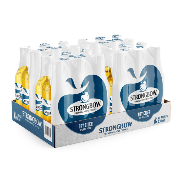 Strongbow Dry Cider 24 X 330ml NRB SHRINK