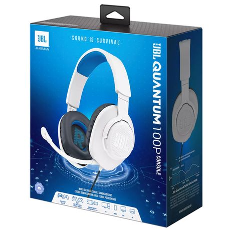 JBL Quantum 360X Cuffie da gaming wireless, bianco - Worldshop