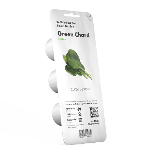 Click and Grow Green Chard Refill for Smart Herb Garden - 3 Pack
