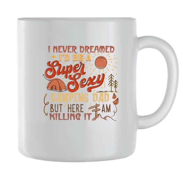 Killing it Coffee Mugs for Men with Outdoor Camping Graphic Dad Cup Gift166