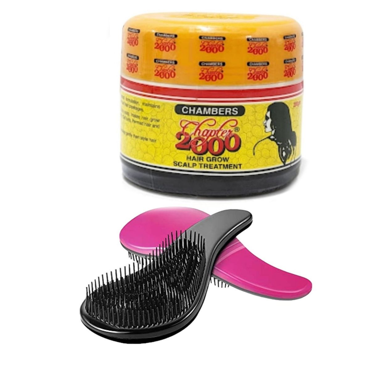 Chapter 2000 Hair Grow Treatment 160g with Teardrop Hair Brush
