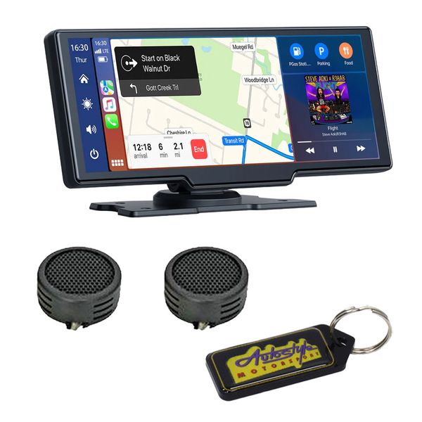 10.26" TouchScreen Wireless Bluetooth Stereo &amp; Evo Tweeters &amp; Keyring