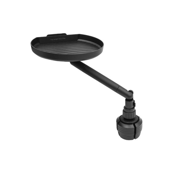 Macally - Car Cup Table Tray with iPhone/Smartphone Slot - Black