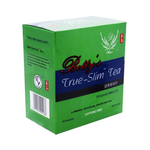 Betty's True Slim Tea (Regular Strength) - 30 Tea Bags