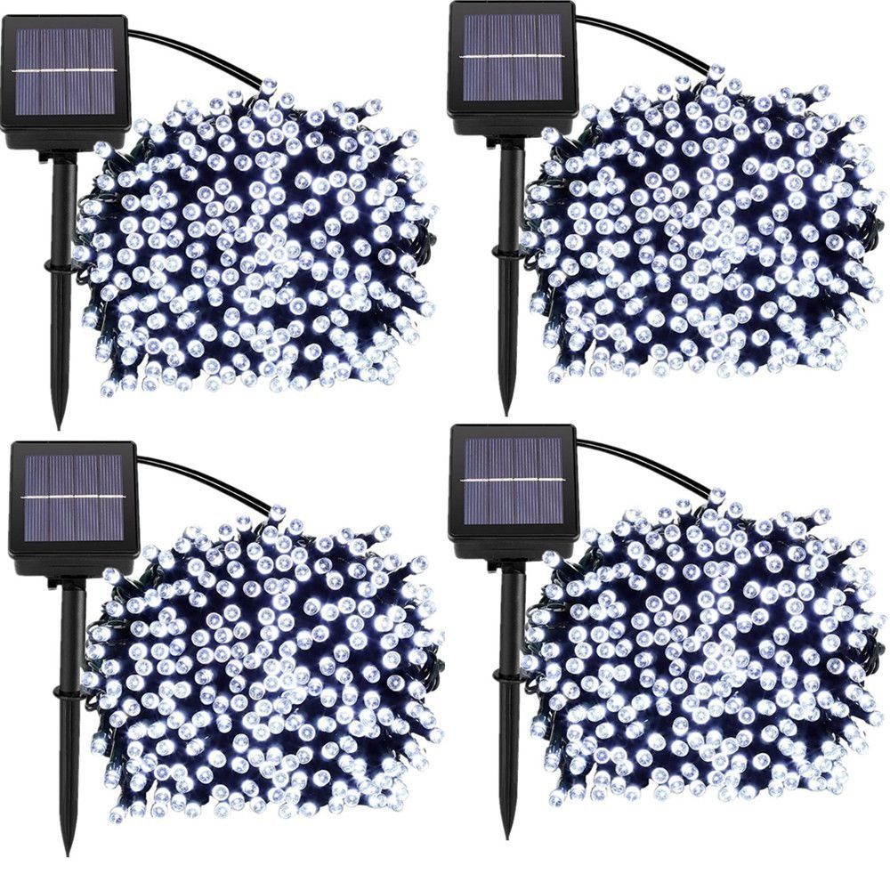 Fairy Lights Outdoor Solar - 10m Pack of 4