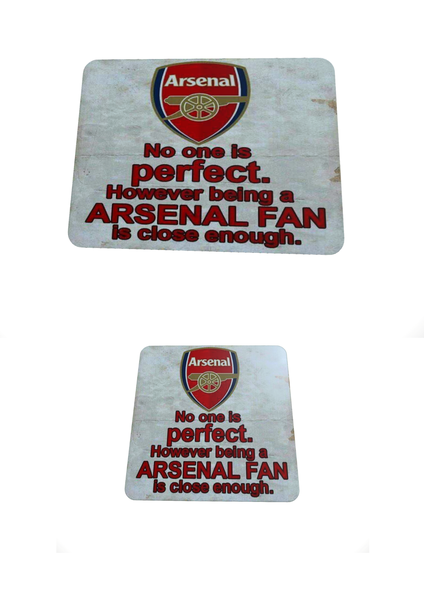 Arsenal Fan Mouse Pad and Coaster