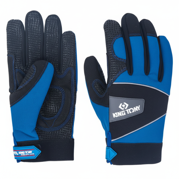 Anti-Slip Silicone Coated Work Gloves, XL - Enhanced Grip &amp; Comfort