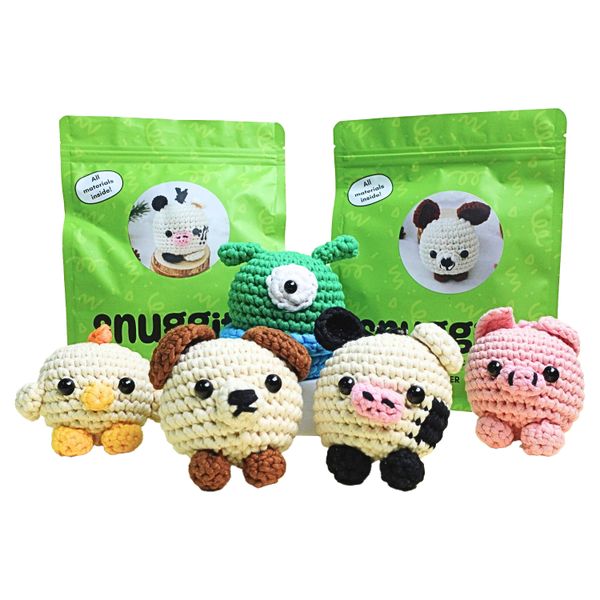 Beginner Amigurumi Crochet 5-Kit Bundle - Complete Plush DIY Course