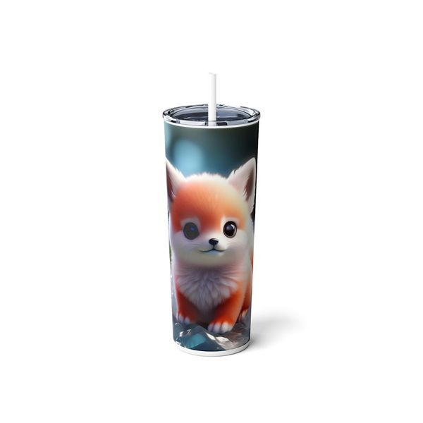 Kawaii Fox 600ml Tumbler