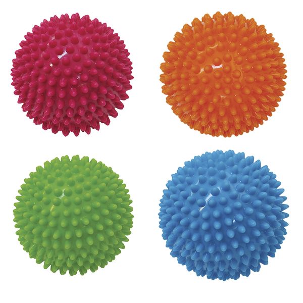edushape Opaque Sensory Balls: 4 x 10cm Balls