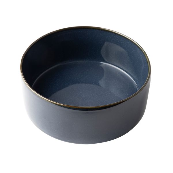 Omada Flat Stackable Blue Salad Bowl image