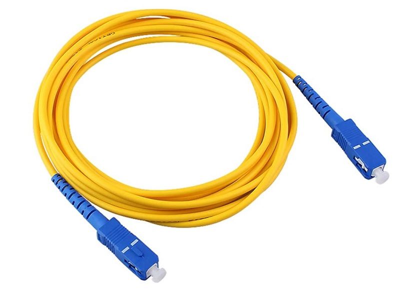 SC- UPC 9/125 Single Core Fiber Cable - 3 Meter