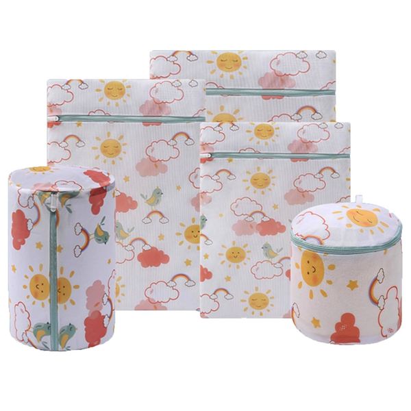 5PK Mesh Laundry Bags Set Bra&amp;Underwear Garments Wash Mesh Bags Protectors