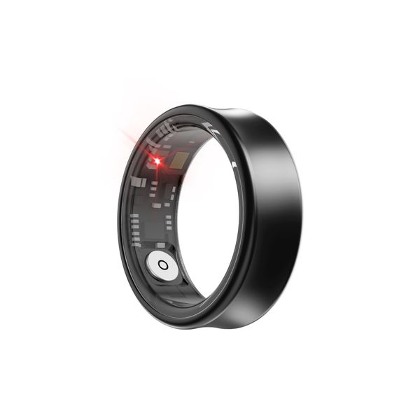 Titanium Alloy Smart Ring with Charging Case