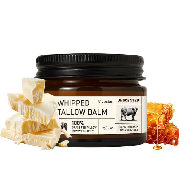 Handmade Whipped Tallow Balm -Unscented/Herb-Infused