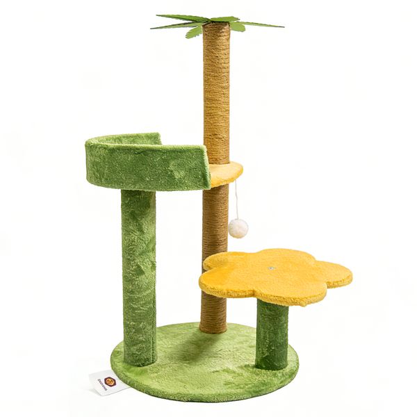 Dezvous Indoor Cat Scratching Posts for Cats &amp;Kittens Sisal Scratching Ramp