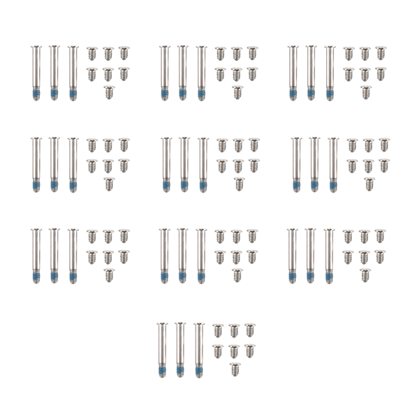 100Pcs/10Sets A1278 A1286 A1297 Lower Bottom Case Cover Screws Set