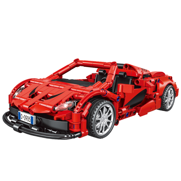 WOMA Technic Red Supercar Model with Pull-Back Motor|441pcs|C0905