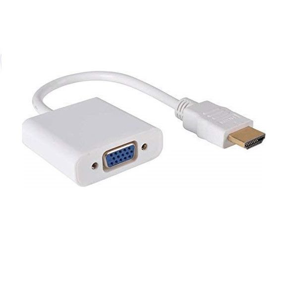 HDMI to VGA Converter Adapter - White