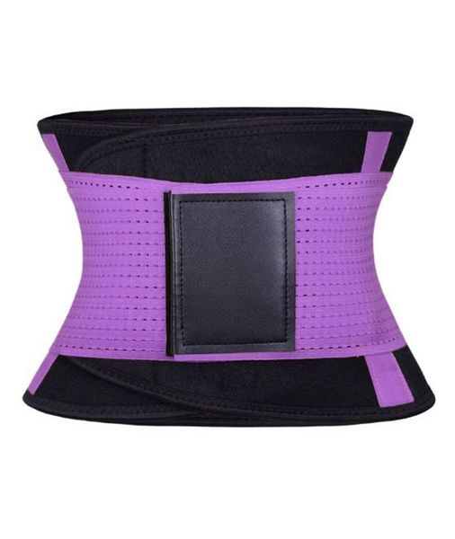 Waist Trimmer Sauna Neoprene Hot Shaper Sweat Belt - Purple