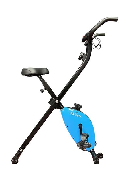 Flexi Muscles - Foldable exercise bike with multiple resistance levels.