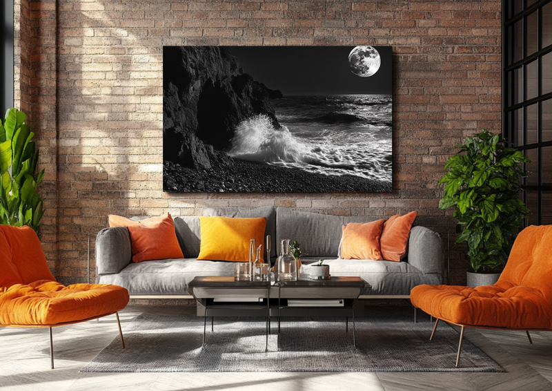 Canvas Wall Art - Coastal Tranquility Abstract - HC0151