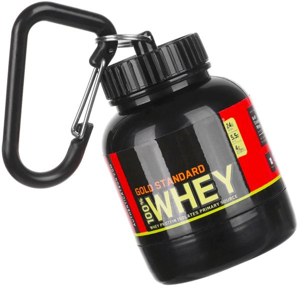 Portable Protein Powder and Supplement Funnel Key Chain