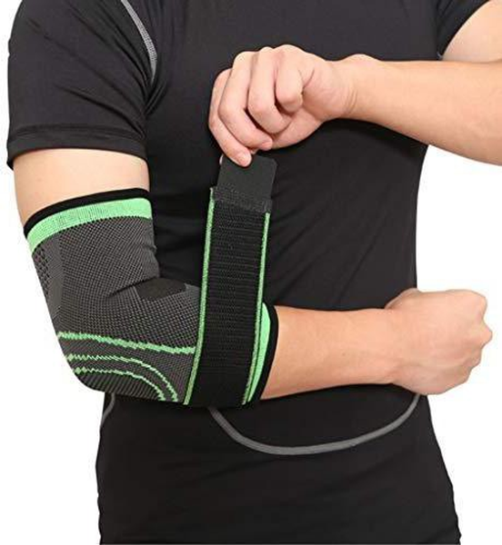 Elbow Compression Support Sleeve for Sports &amp; Pain Relief