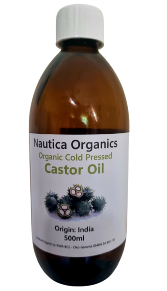 Castor Oil - Hexane Free - Certified Organic Cold Pressed