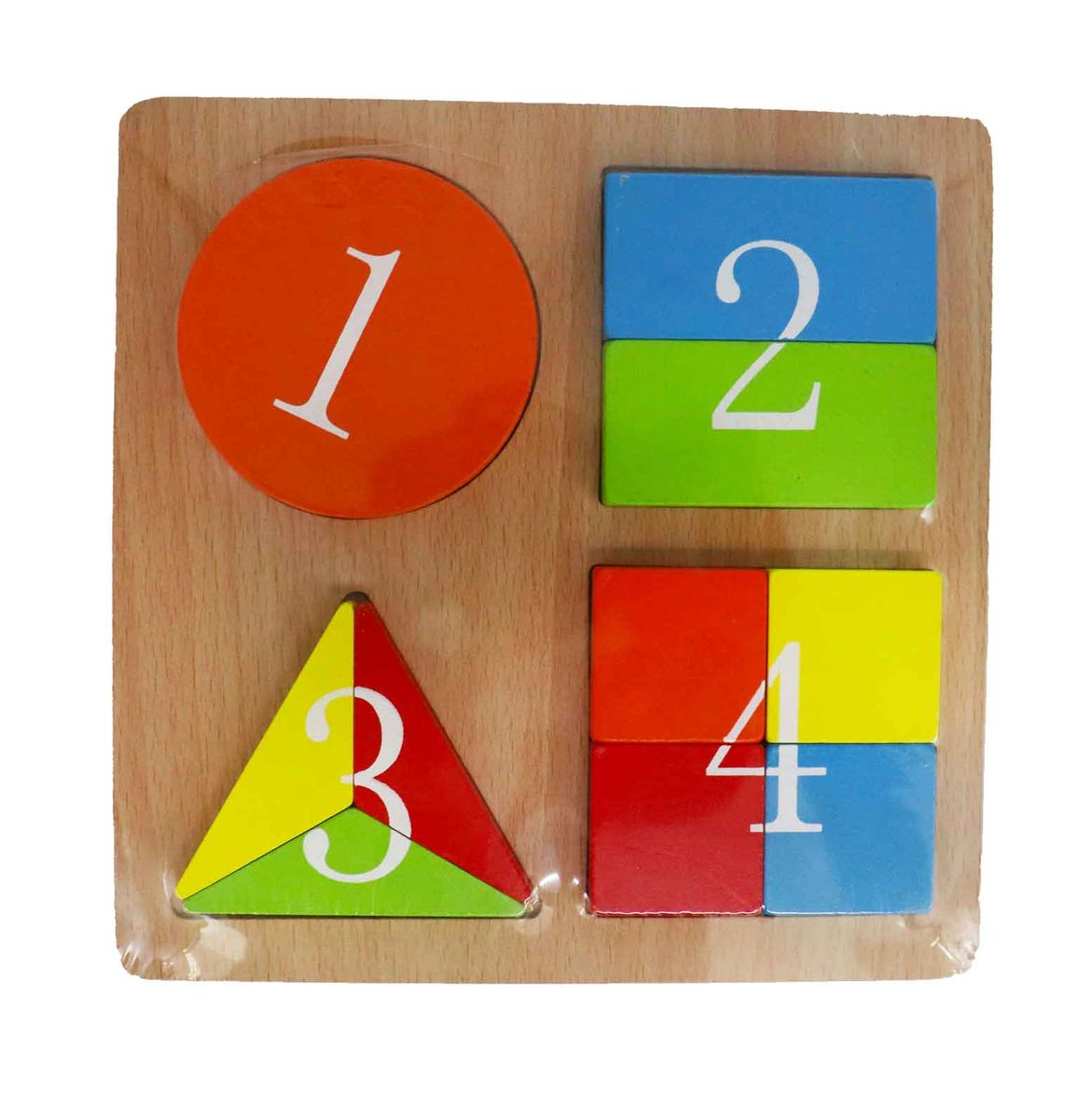 10 Pieces Maths Pattern Number Shape Puzzle Numbers 1 4 Buy 