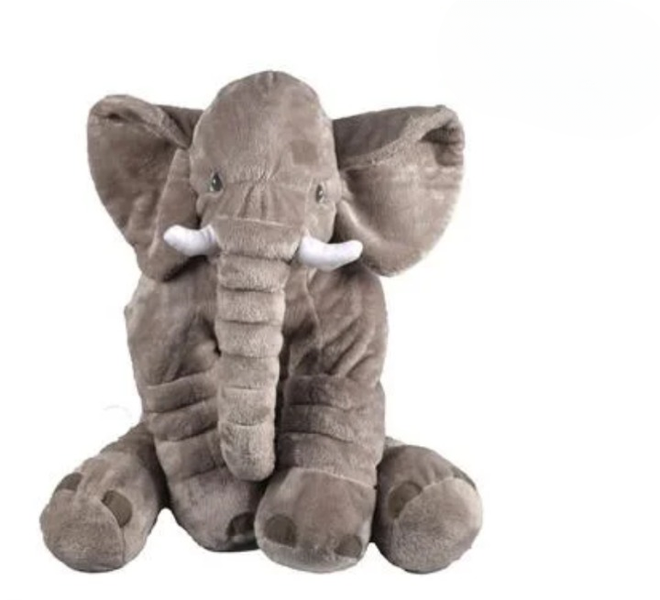 Adorable Wild Elephant Plush Pillow 60cm - Perfect for Little Ones