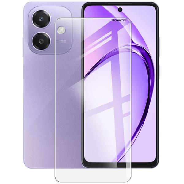 TechByte Premium Tempered Glass Screen Protector for Oppo A40M 4G - (2024)