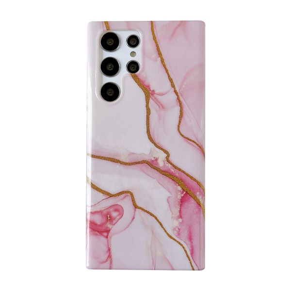 Gold Glitter Marble Design Phone Cover for Samsung Galaxy S22 Plus