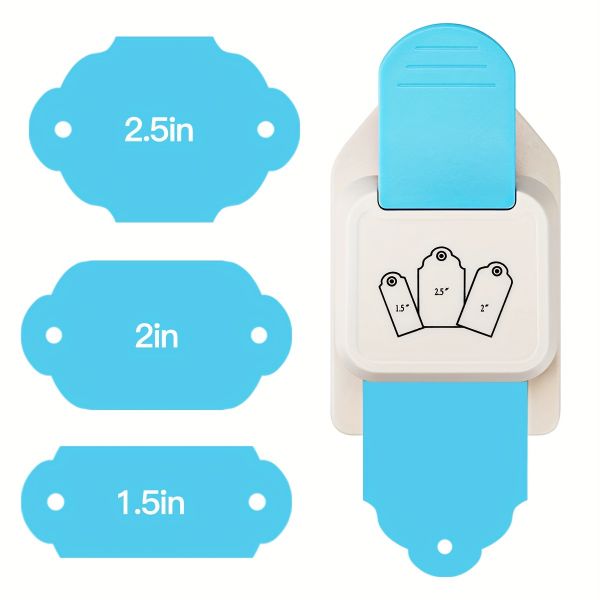 3 in1Craft Tag Punches for Paper Crafting Scrapbooking Cards DIY Crafts