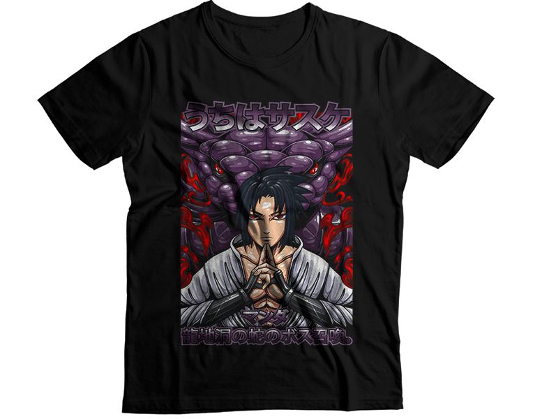 Sasuke Uchiha Rinnegan Power Awakening Graphic T-Shirt