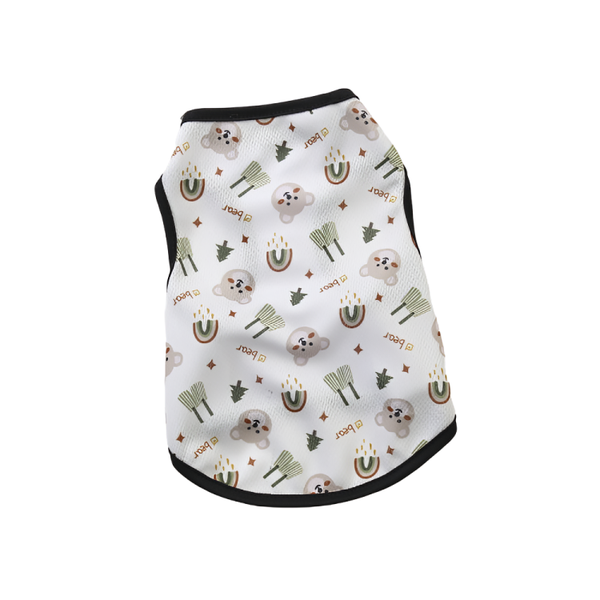 Summer Thin Cartoon Bear Breathable Vest Cat and Dog Clothes