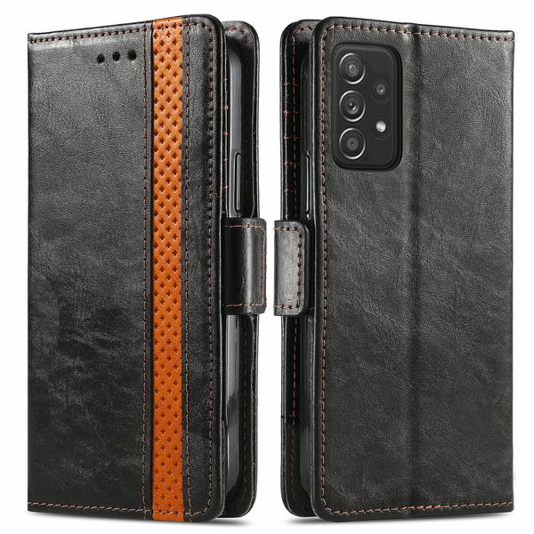 Leather Case Compatible With Samsung Galaxy A72 5G Flip Wallet Cover