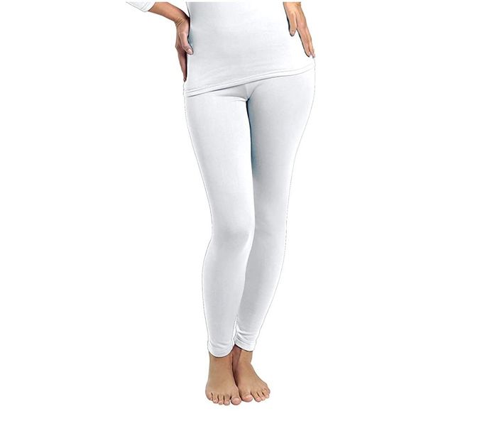 Ladies Thermal Underwear (White) - Long John
