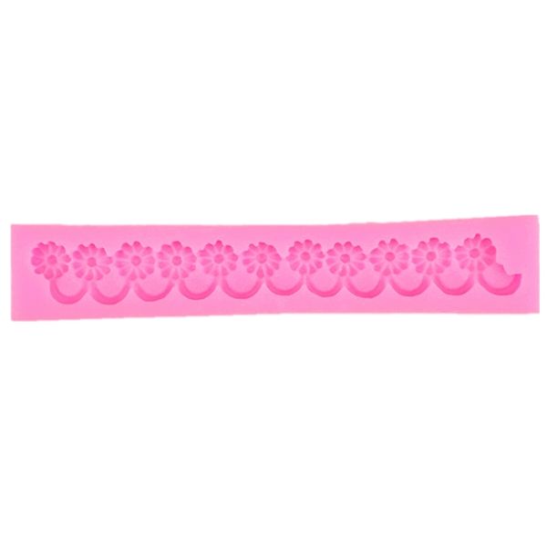 Baking Long Lace Cake Border Mould DIY Cake Decorating Tools Autumn - 17cm