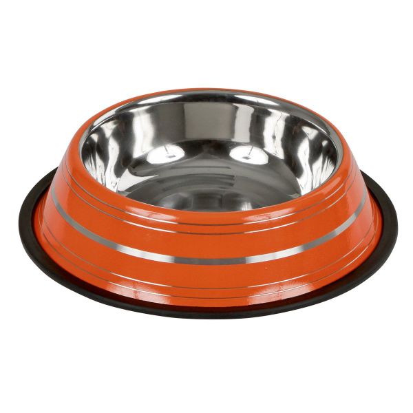 Hubbe Stainless Steel Dog Bowl 26cm - Orange