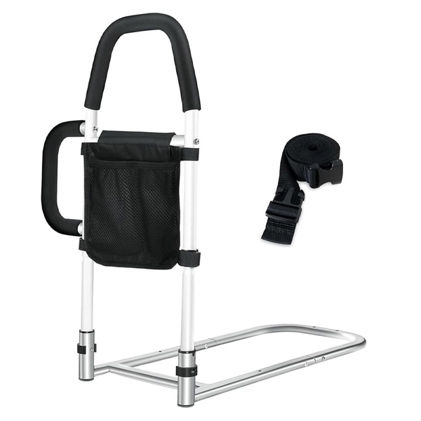 Bed Rail For Elderly Adjustable Support Handle And Safety Guard With Bag